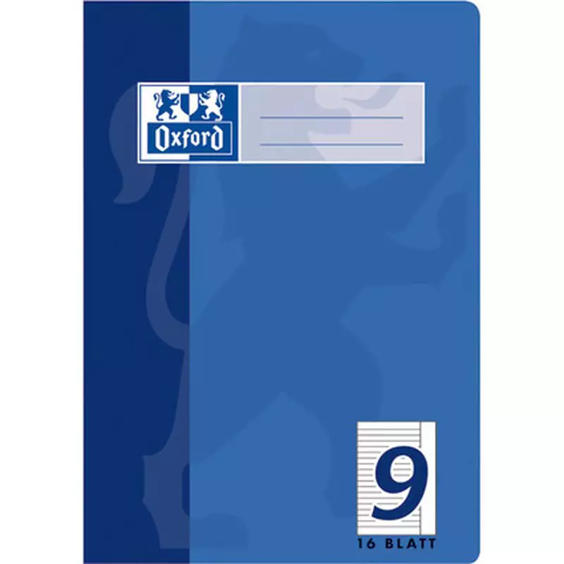 Oxford Heft A5 / 16 Blatt Lineatur 9