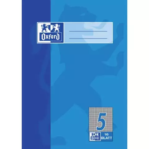 Oxford Heft A5 / 16 Blatt Lineatur 5
