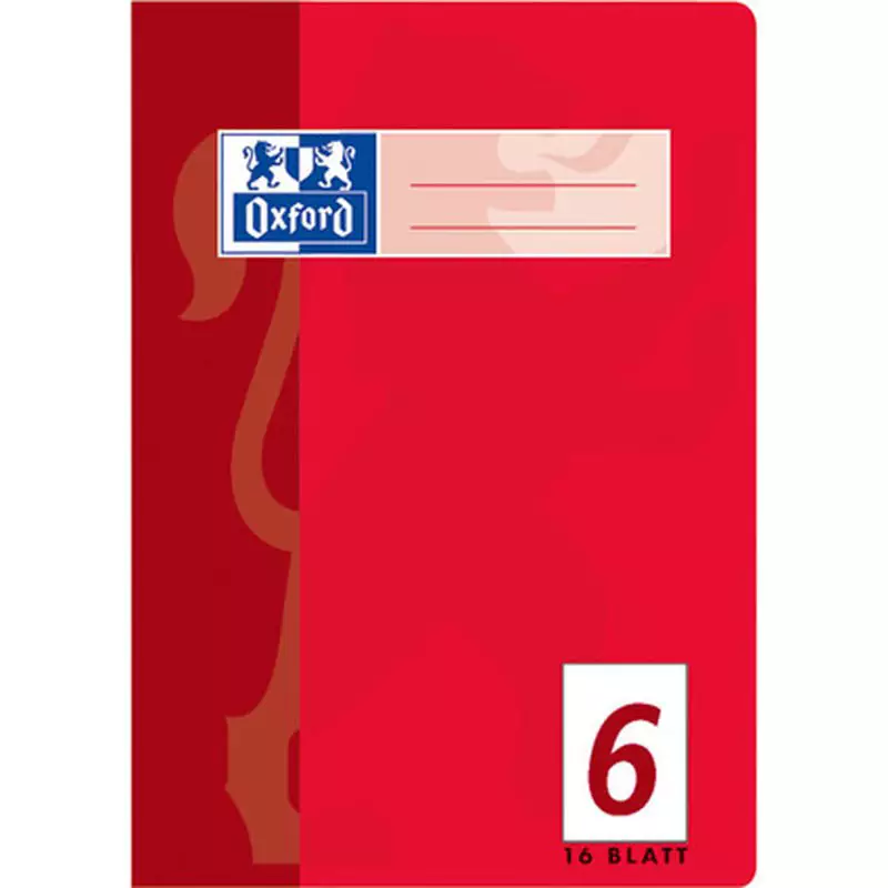 Oxford Heft A5 / 16 Blatt Lineatur 6