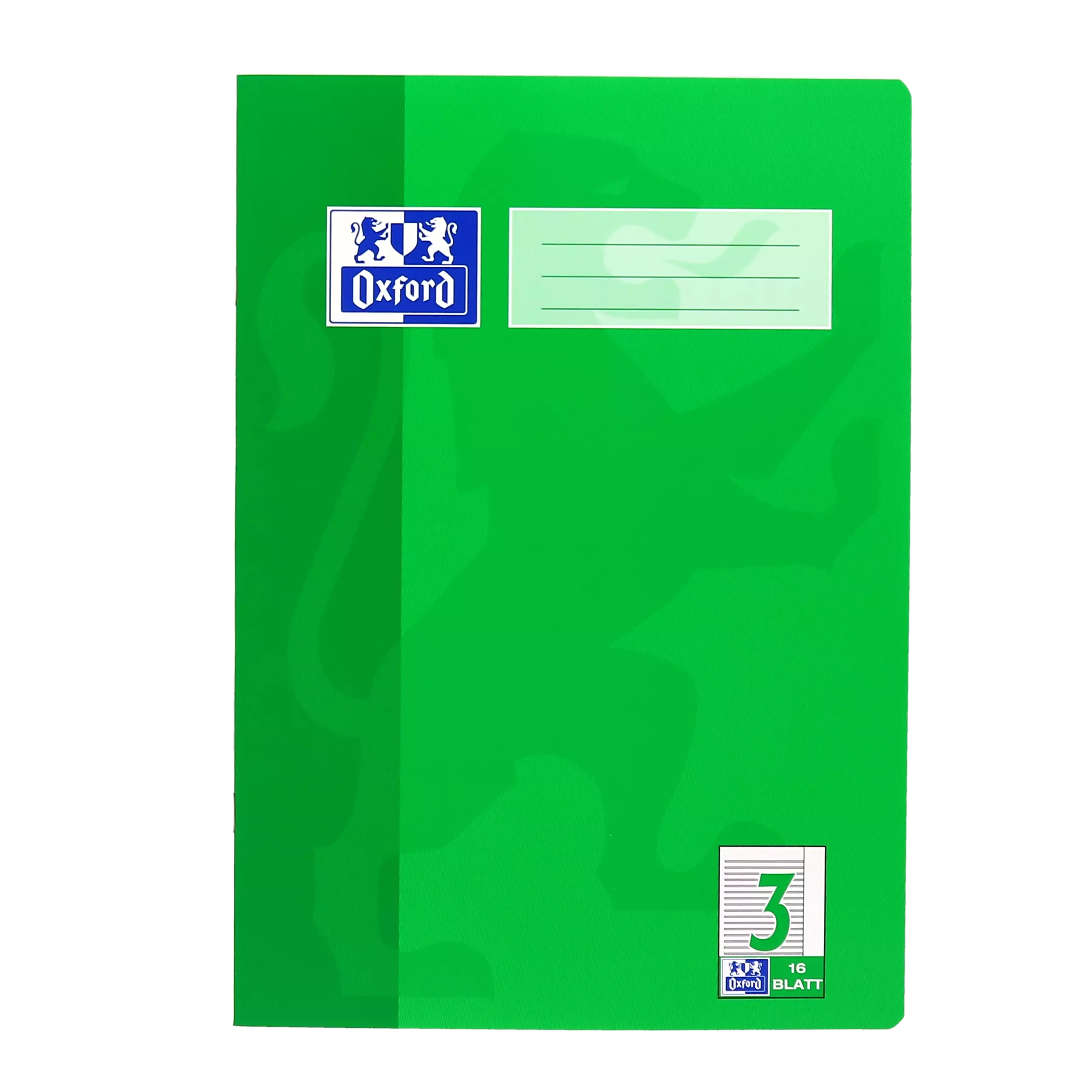 Oxford Heft A4 / 16 Blatt Lineatur 3 mit Rand