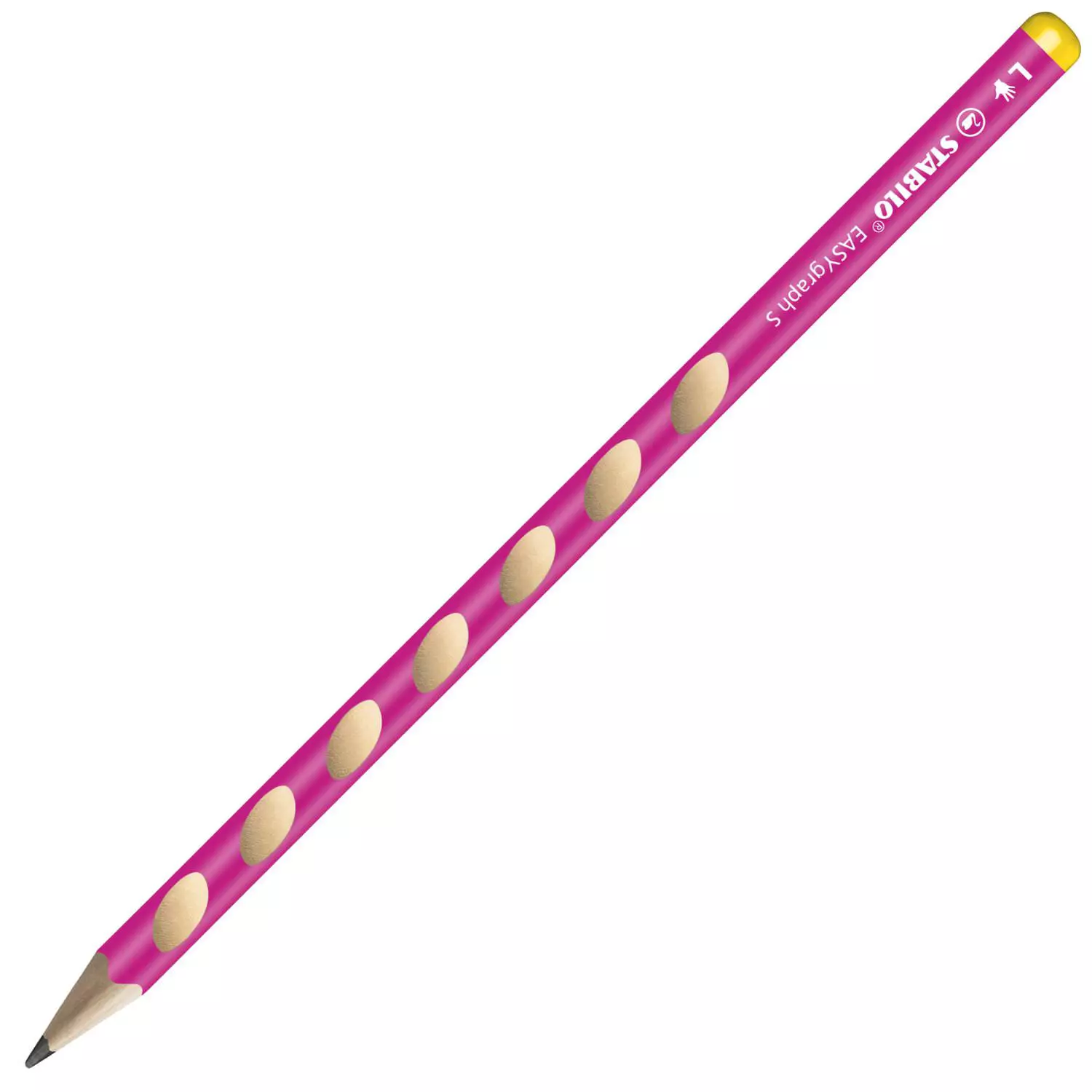 Stabilo Bleistift EASYgraph HB dünn, pink für Linkshänder