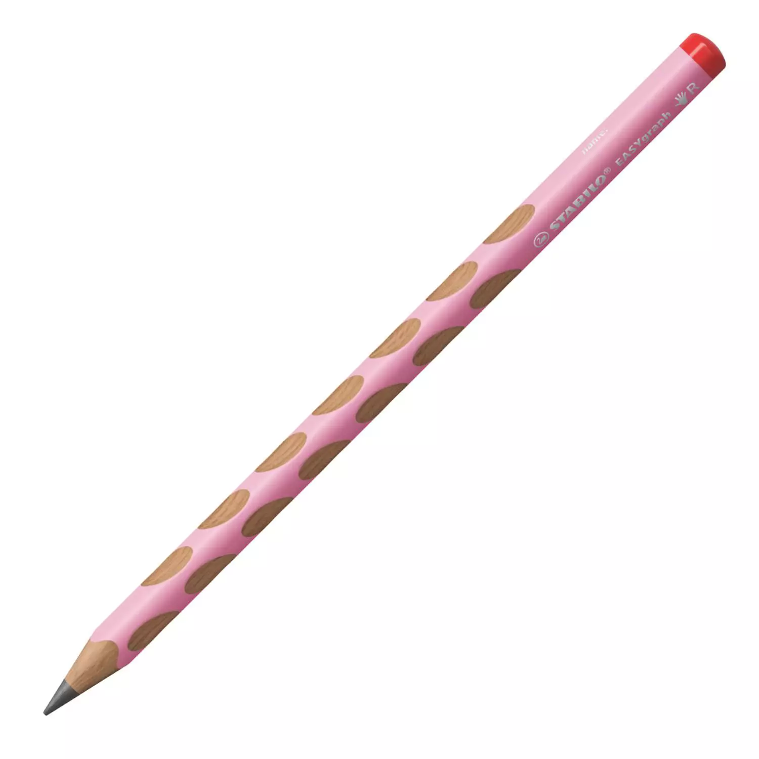 Stabilo EASY Bleistift HB mit Griffmulden, pastellrosa