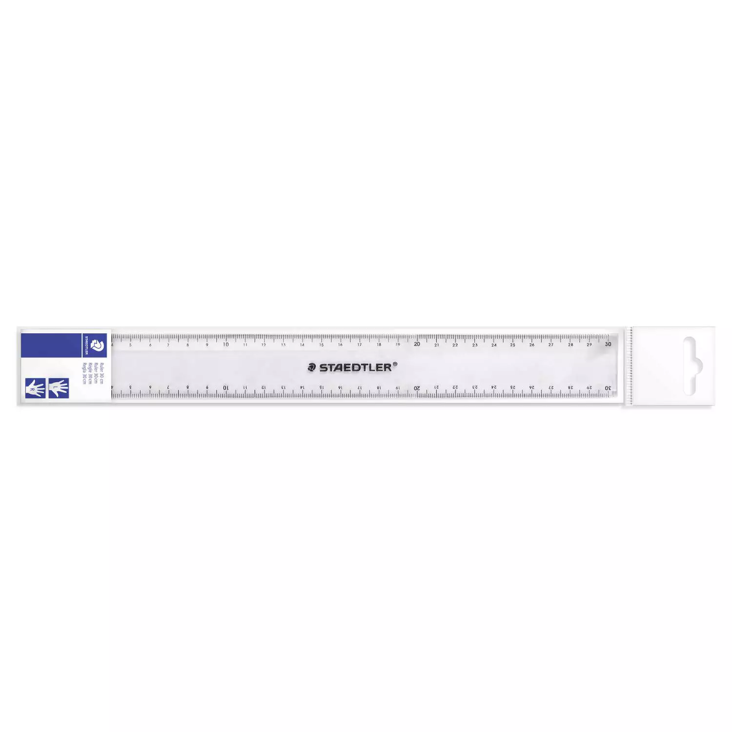 Staedtler Lineal für Linkshänder und Rechtshänder, 30 cm