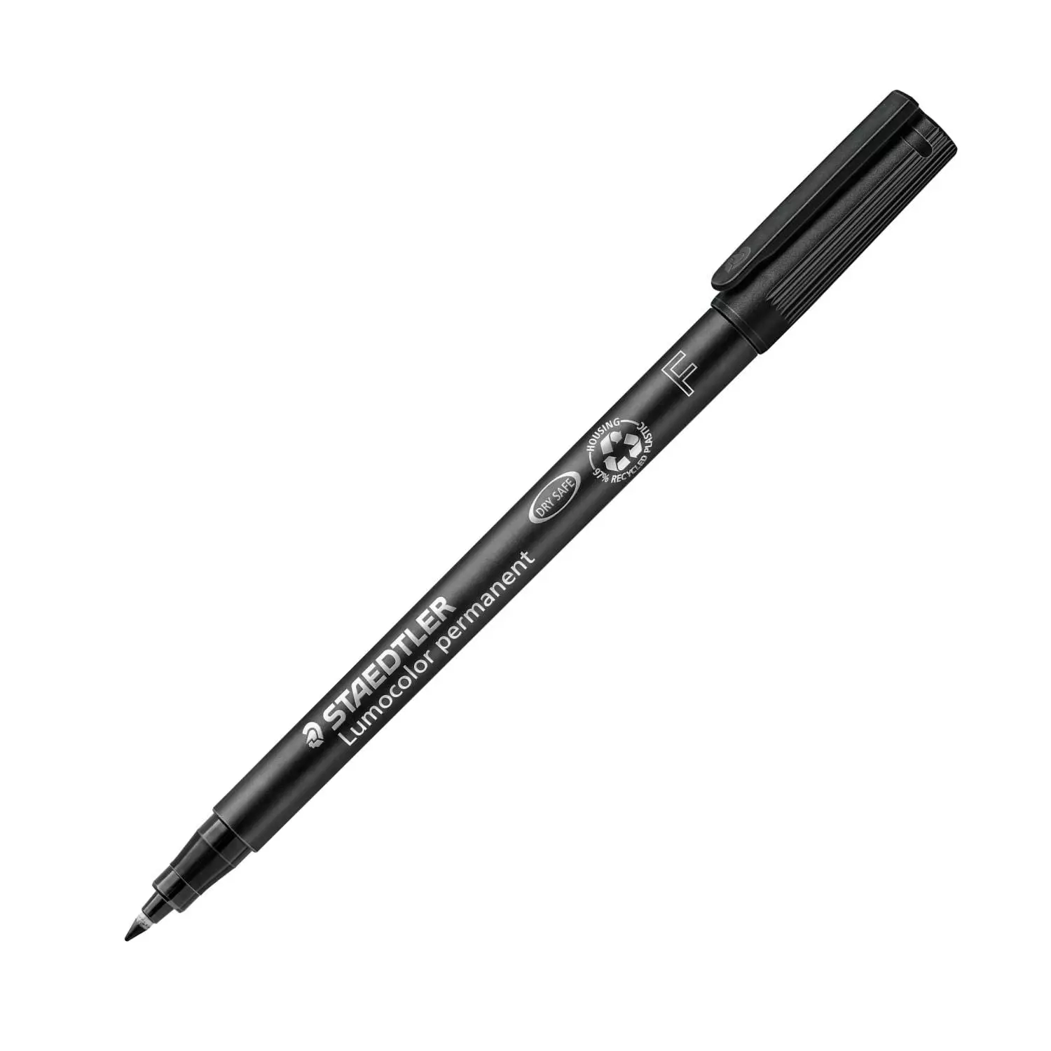 Staedtler Folienstift wasserfest, fein (F), schwarz