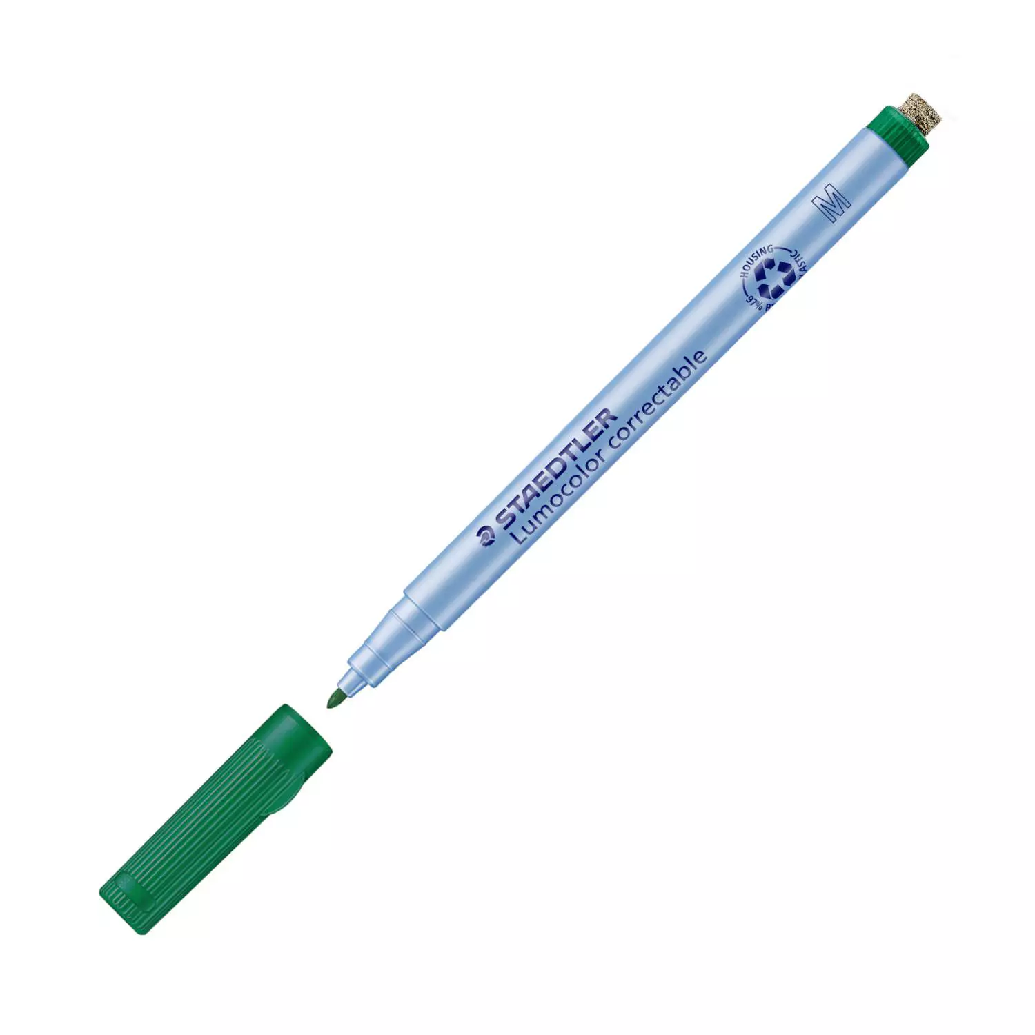 Staedtler Lumocolor correctable M, medium, grün