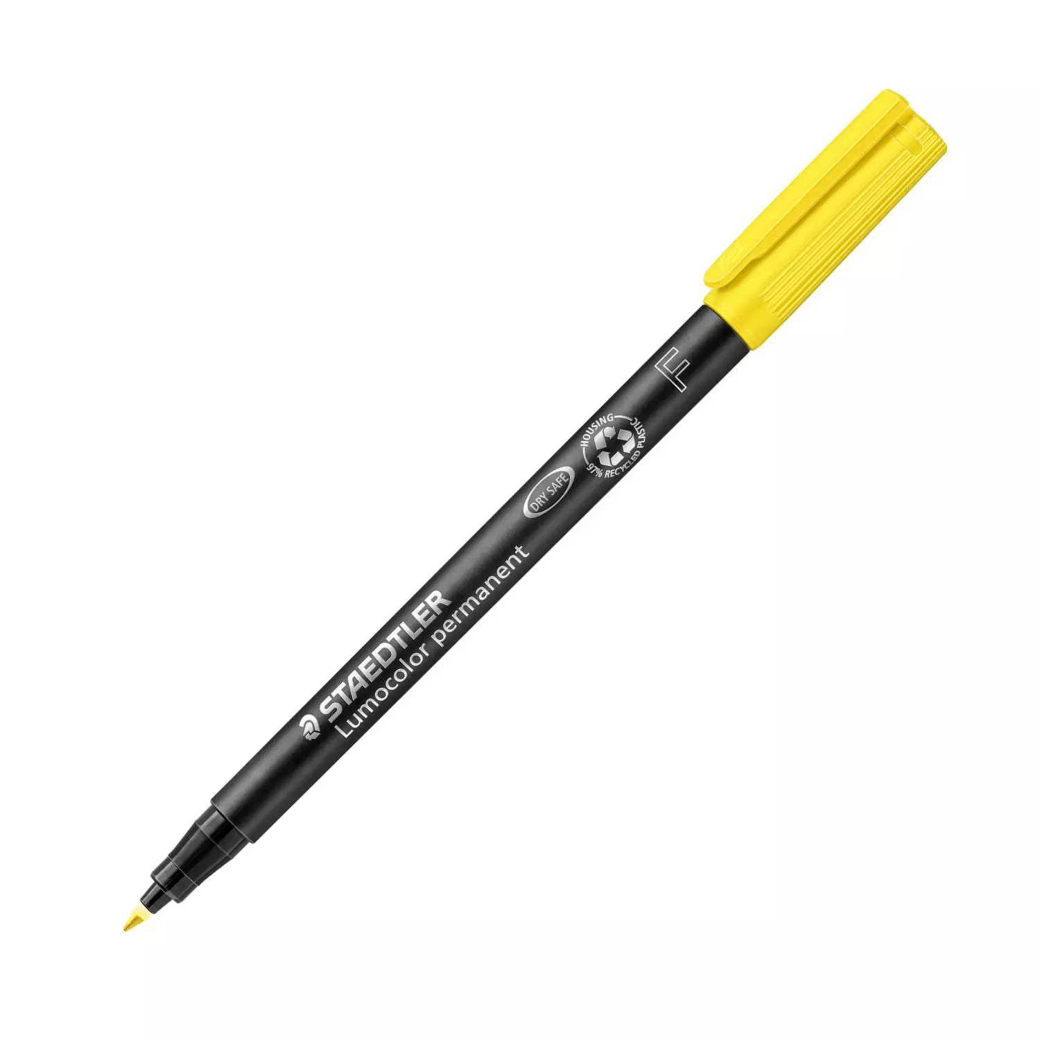 Staedtler Folienstift wasserfest, fein (F), gelb