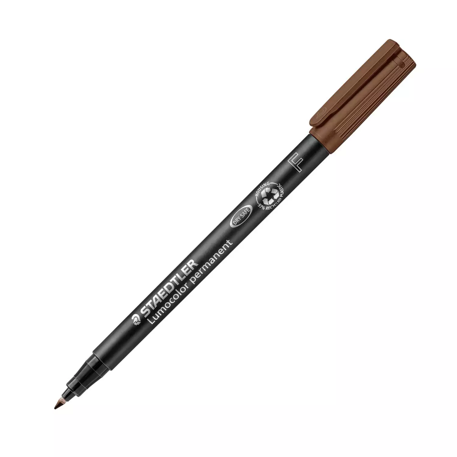 Staedtler Folienstift wasserfest, fein (F), braun