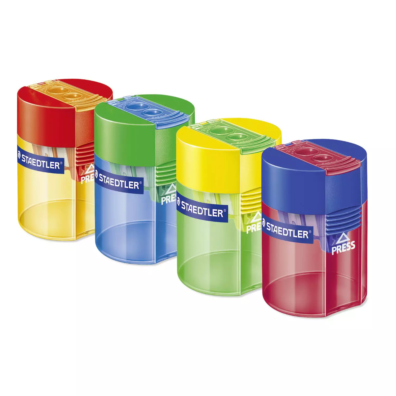 Staedtler Dosenspitzer mit 2 Löchern, farbig sortiert, 1 Stück