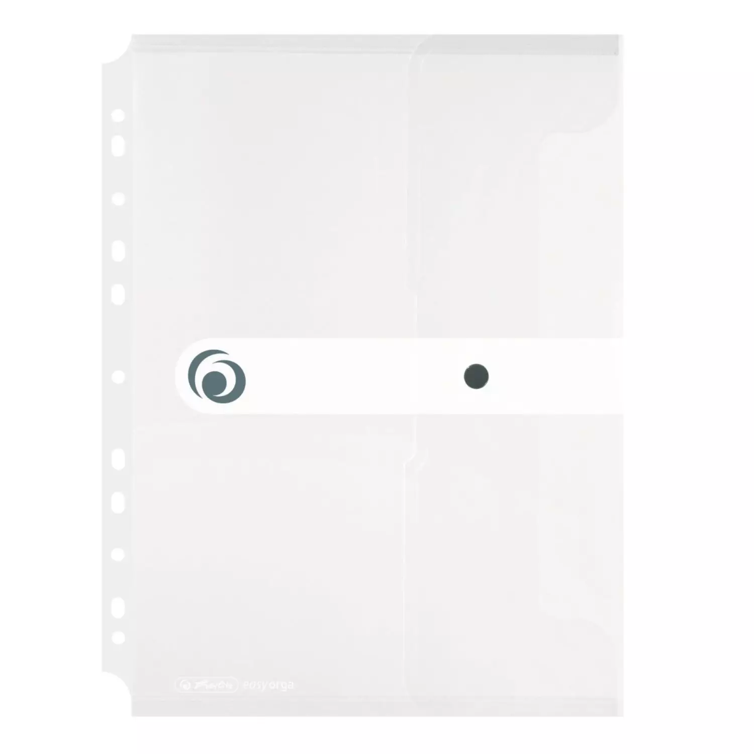Herlitz Dokumententasche A4 zum Abheften, transparent