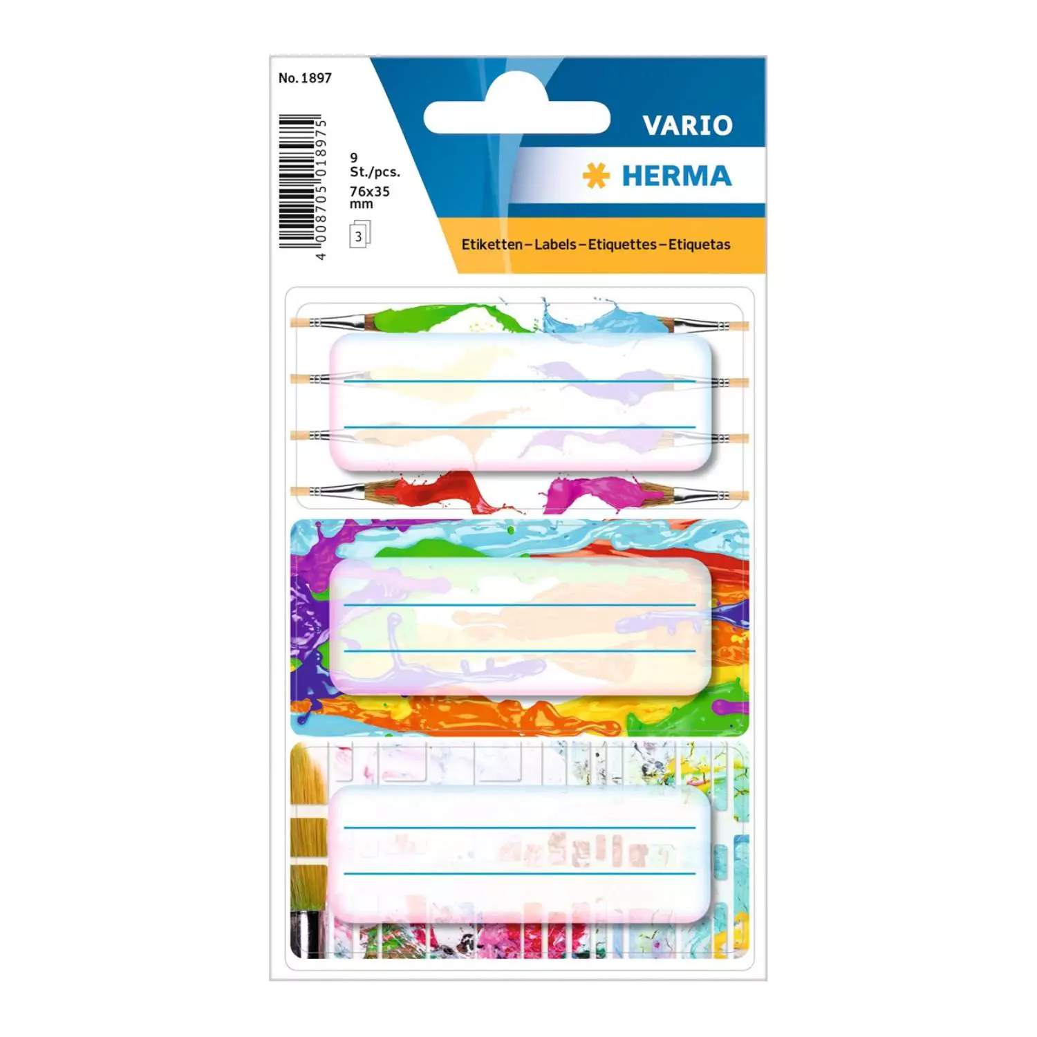 Herma Schuletiketten Farben
