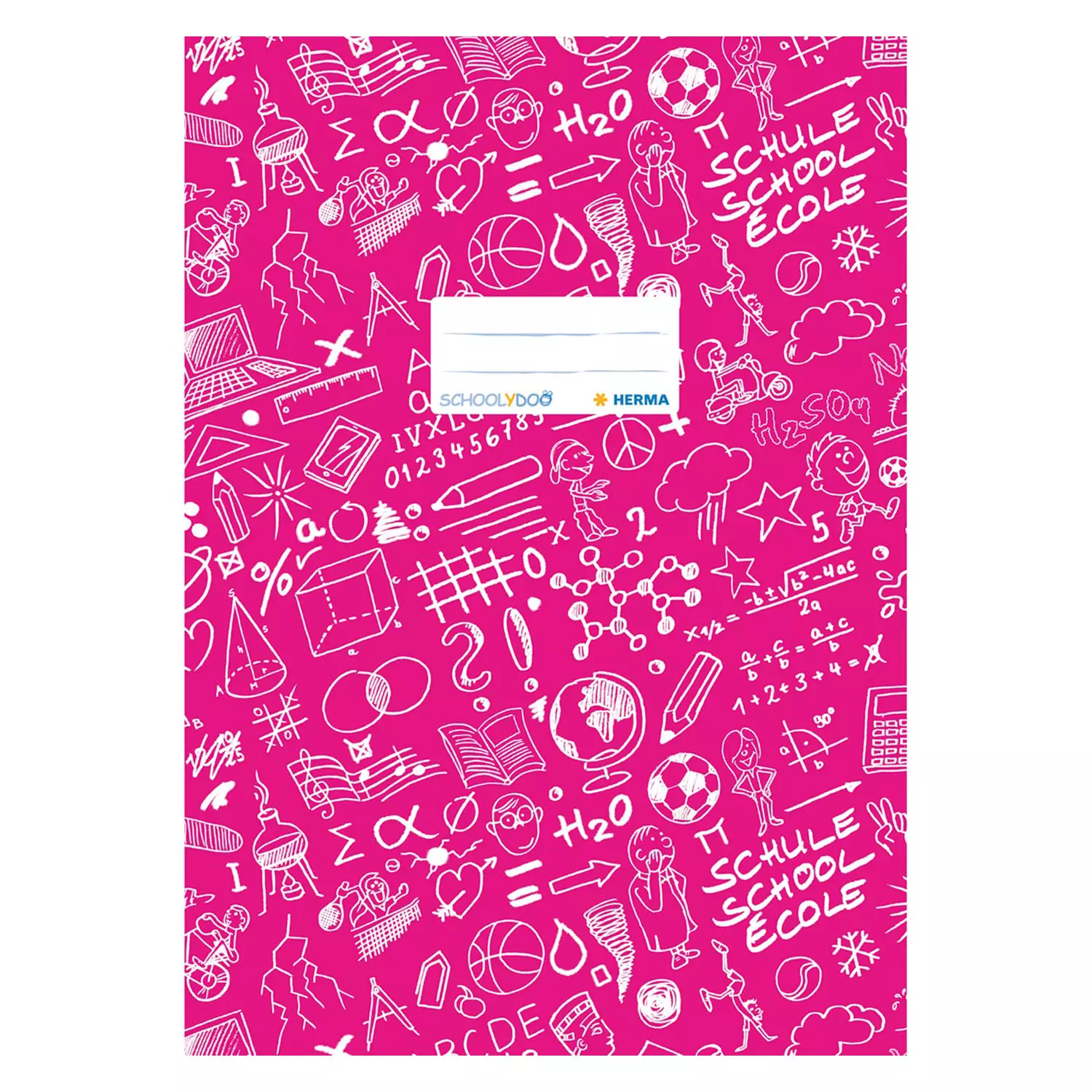 Herma Schoolydoo Hefteinband A4, pink gemustert