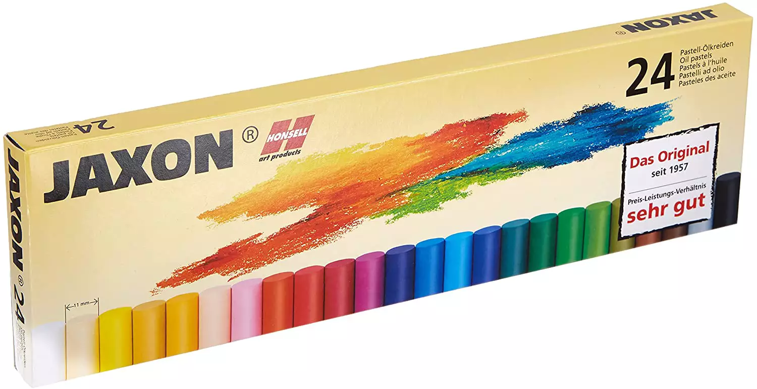 Pastell-Ölkreiden JAXON 47424 24er-Pappschachtel