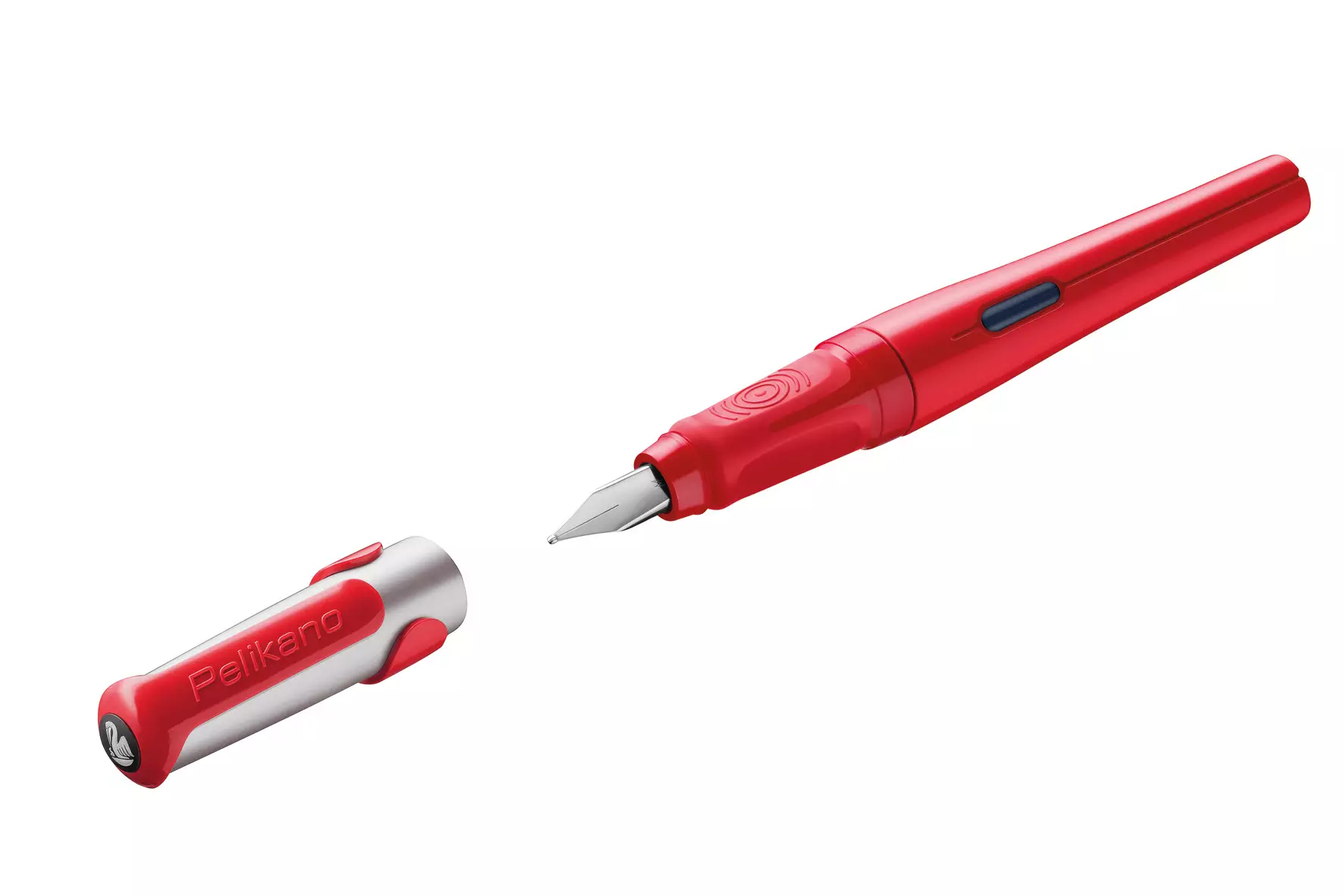 Schulfüller Pelikano® - Feder L, rot, Faltschachtel