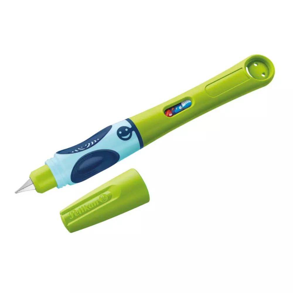 Pelikan Griffix® 4 Füllhalter, grün, rechts, Faltschachtel