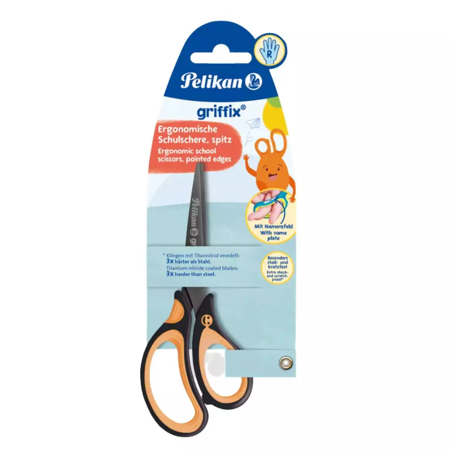 Pelikan griffix Schere spitz, Neon Black