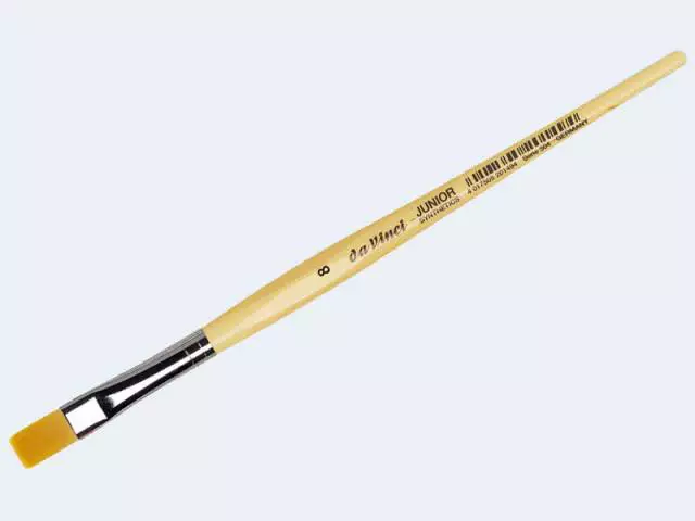 Da Vinci Junior Synthetics flach Serie 304, Größe 8