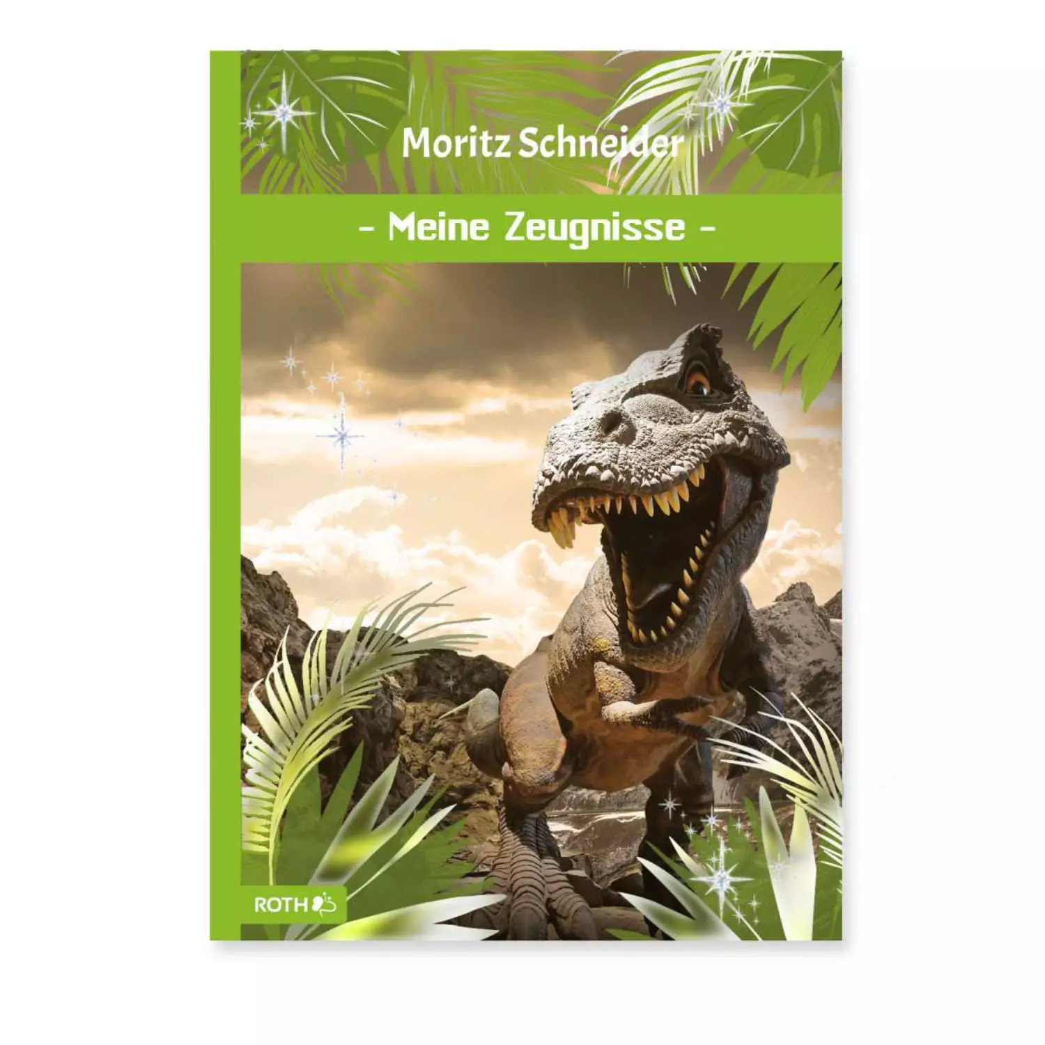 Roth Zeugnismappe Tyrannosaurus
