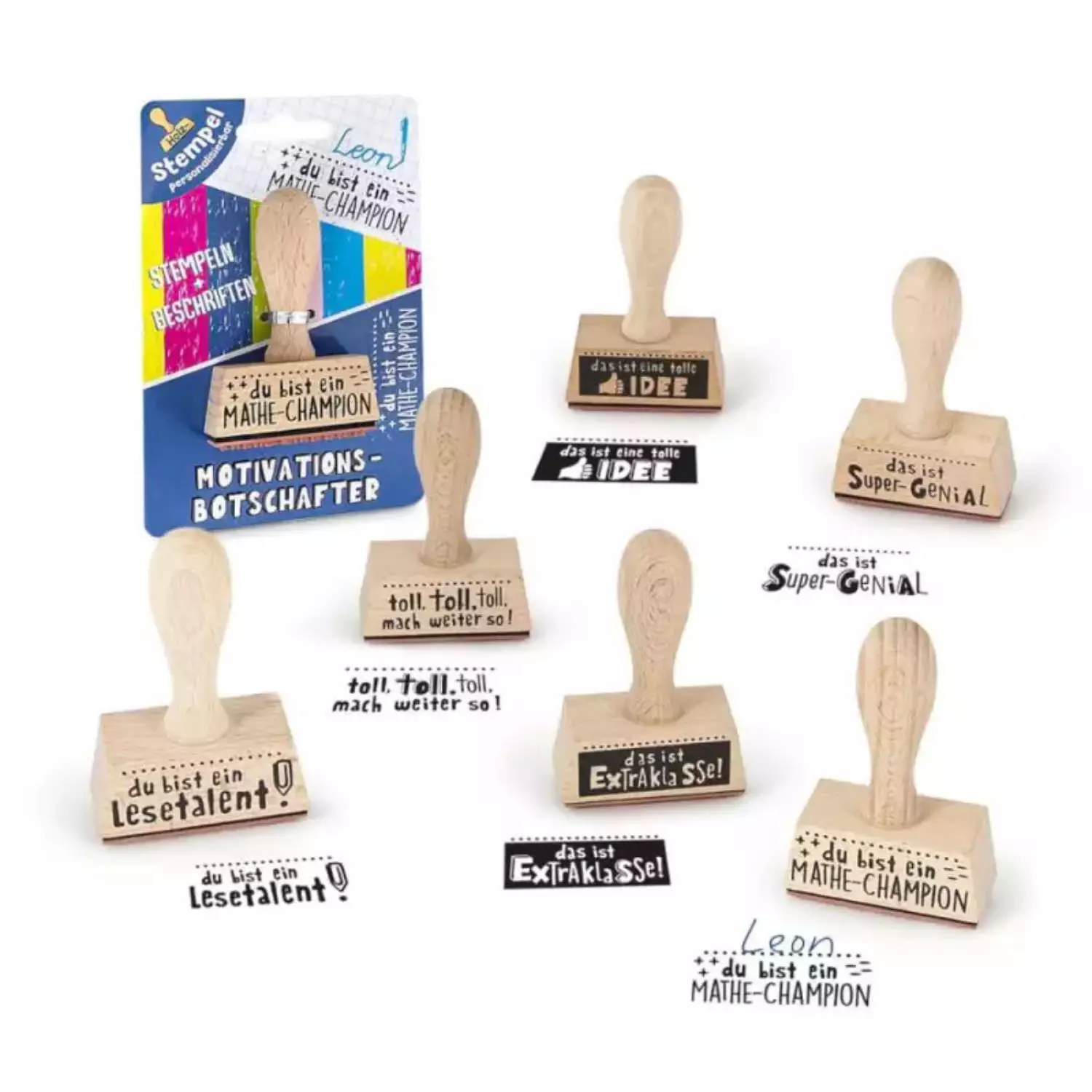 Trendhaus Motivationsstempel Lehrer, sortiert