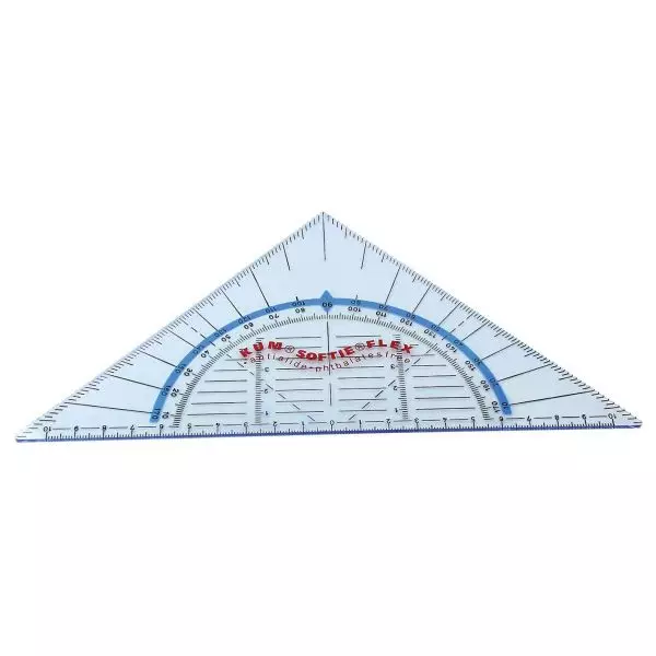 Geometrie-Dreieck ohne Griff KUM SOFTIE®FLEX 160 mm