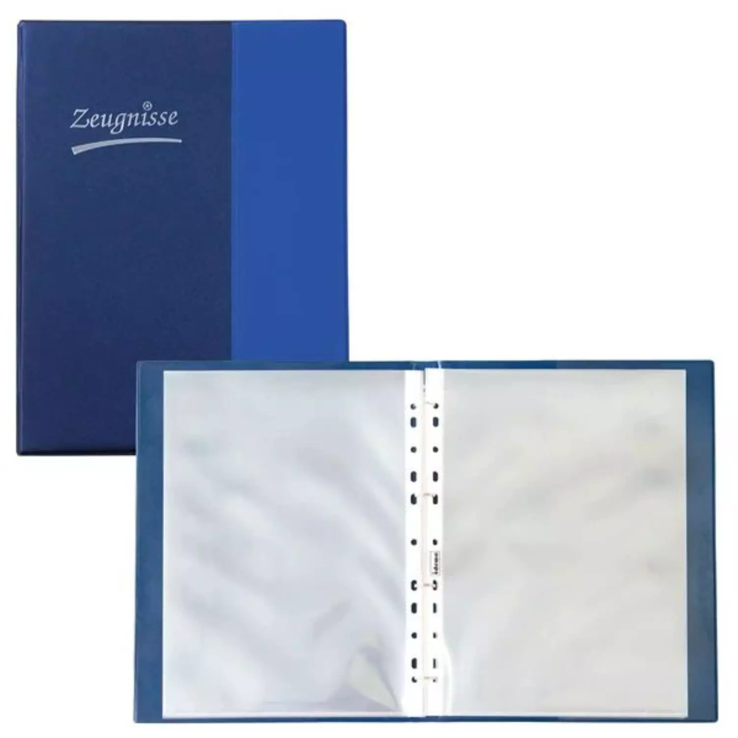 Idena Zeugnisringbuch, blau