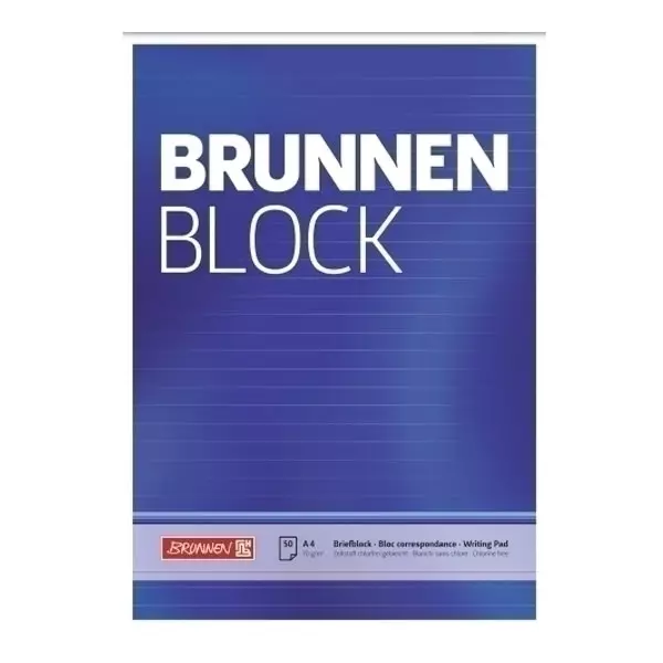 Briefblock A4 70g BRUNNEN lin