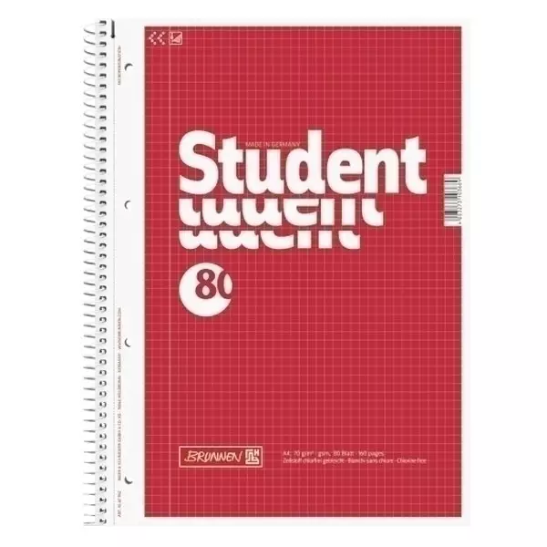 Collegeblock Brunnen Student 1067942 A4