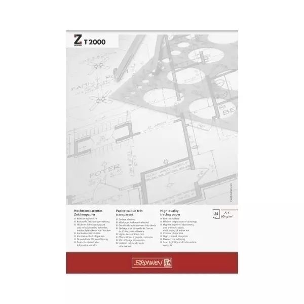 Entwurfblock A4 60g 25Bl