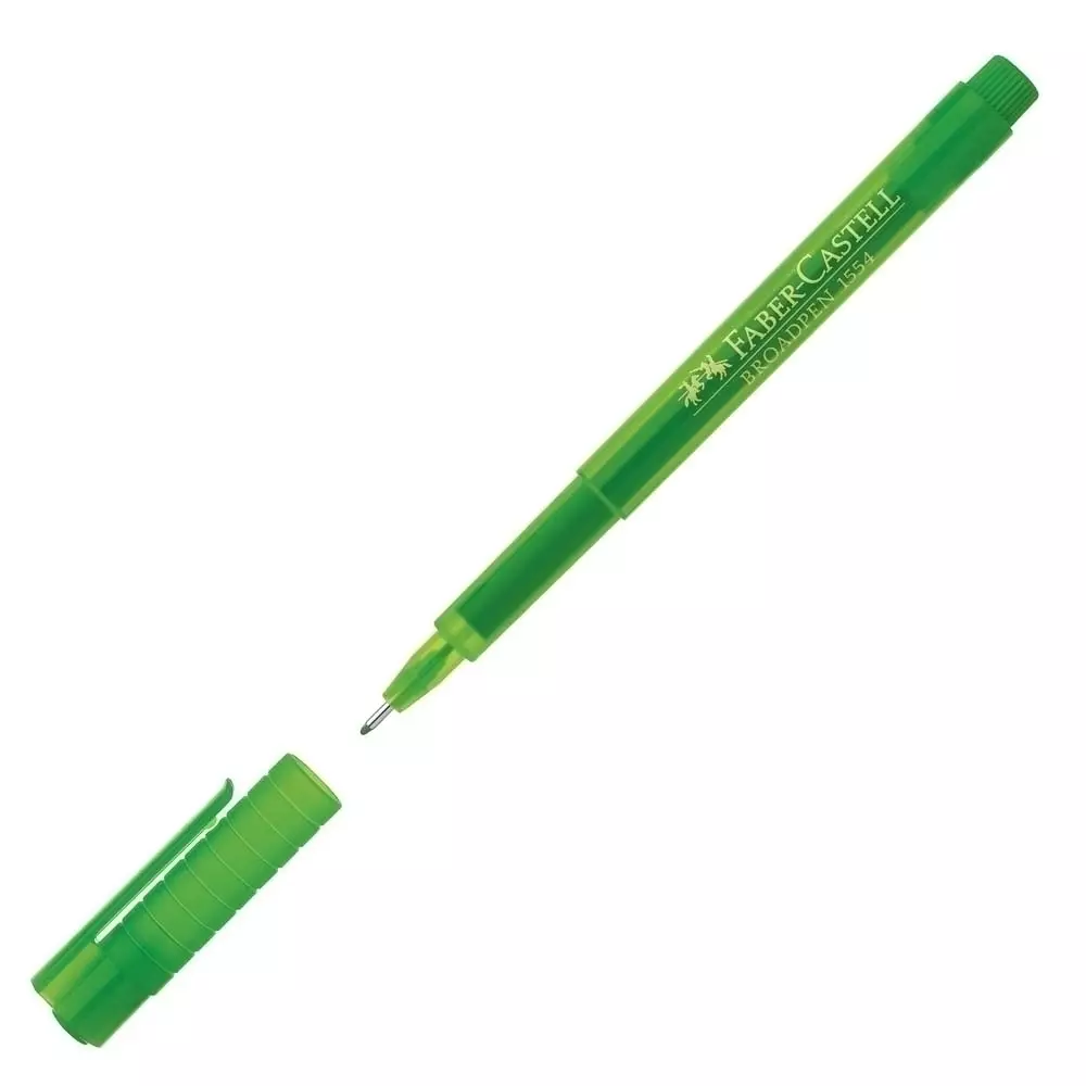 Faber-Castell Fineliner BROADPEN 1554 gragrün