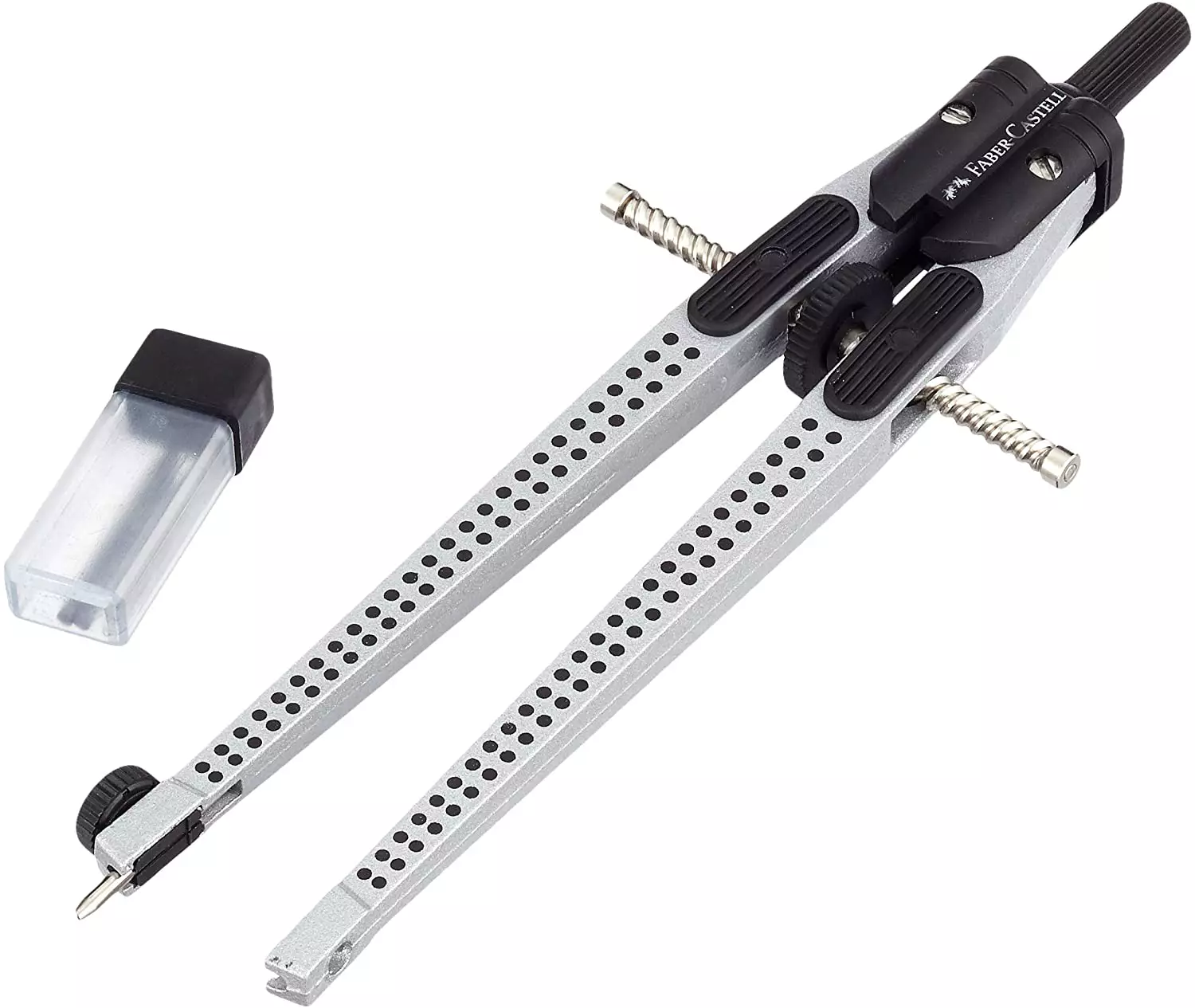 Faber-Castell Zirkel GRIP 2001 silber