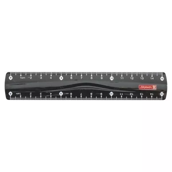 Lineal 15cm onyx
