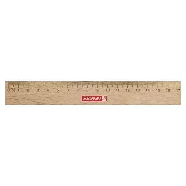 Lineal 17cm Holz