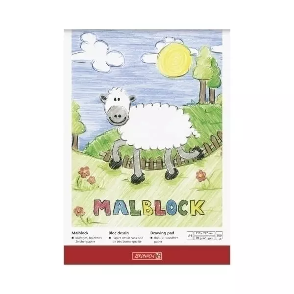 Malblock A4 100Bl Zeichenpapier
