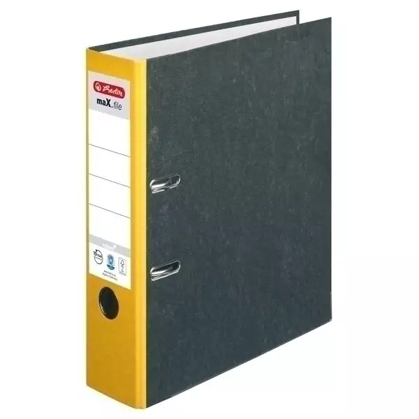 Ordner Herlitz maX.file nature - Karton - Gelb