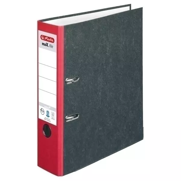 Ordner Herlitz maX.file nature, Karton - Rot
