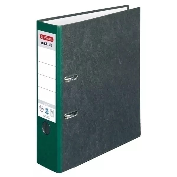 Ordner Herlitz maX.file nature, Karton - Grün