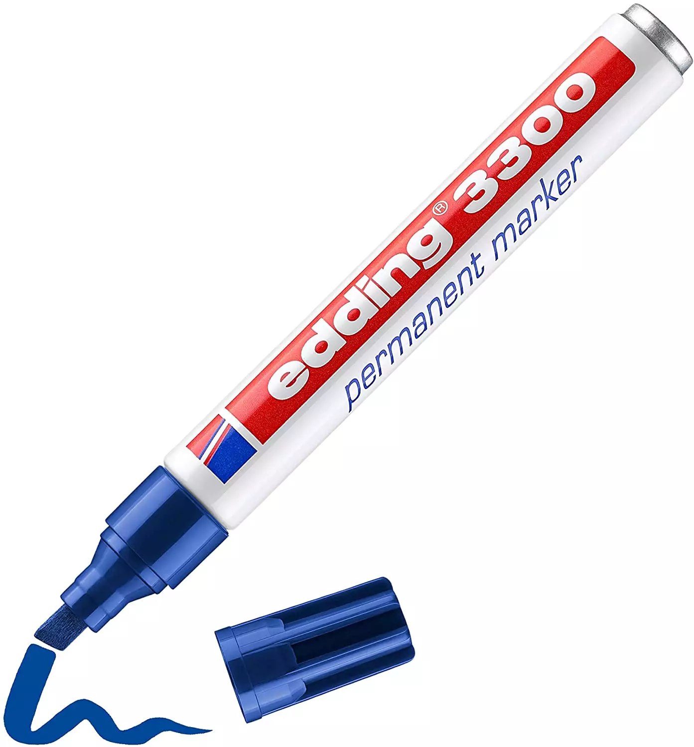 Edding 3300 Permanentmarker - nachfüllbar, 1 - 5 mm, blau