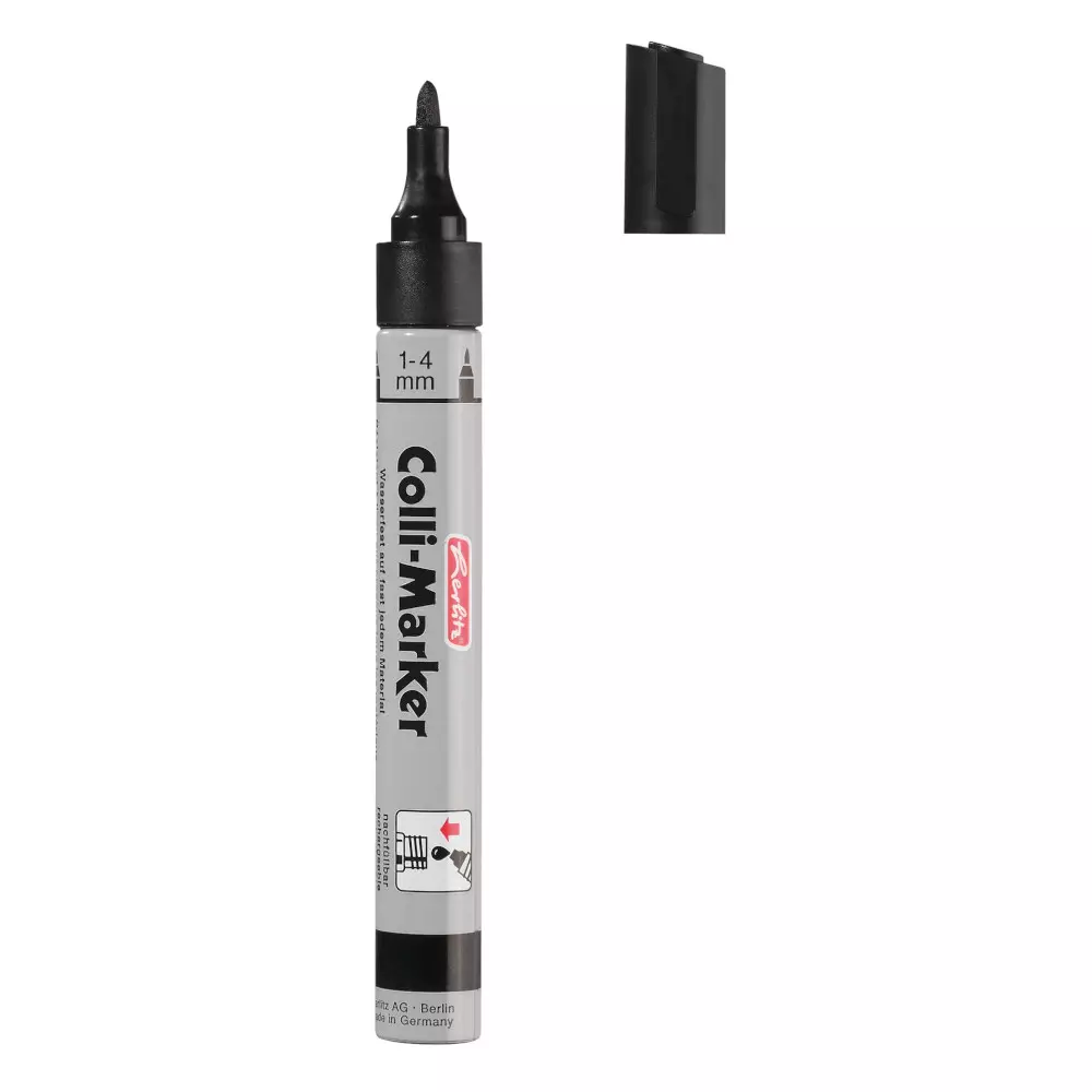 Permanentmarker Herlitz Colli-Marker - Schwarz