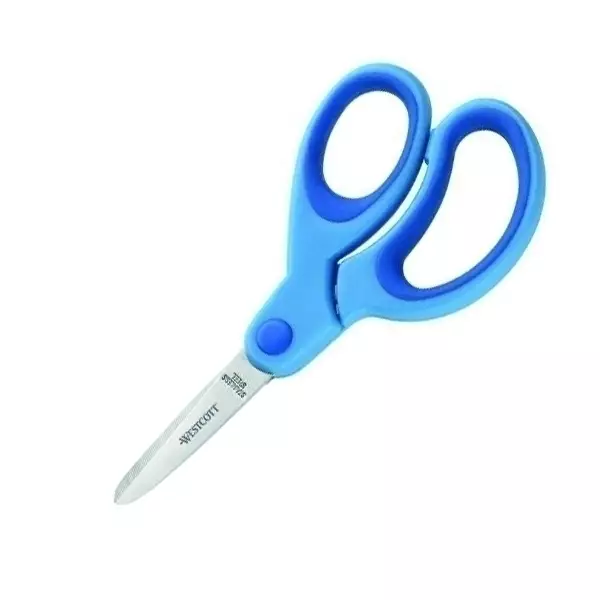 Schulschere Bastelschere WESTCOTT - 13cm, spitz, blau