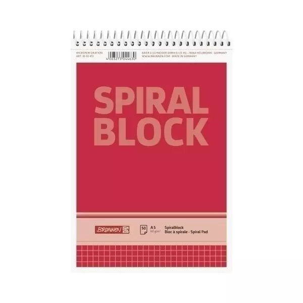 Spiralnotizblock A5 kar 50Bl