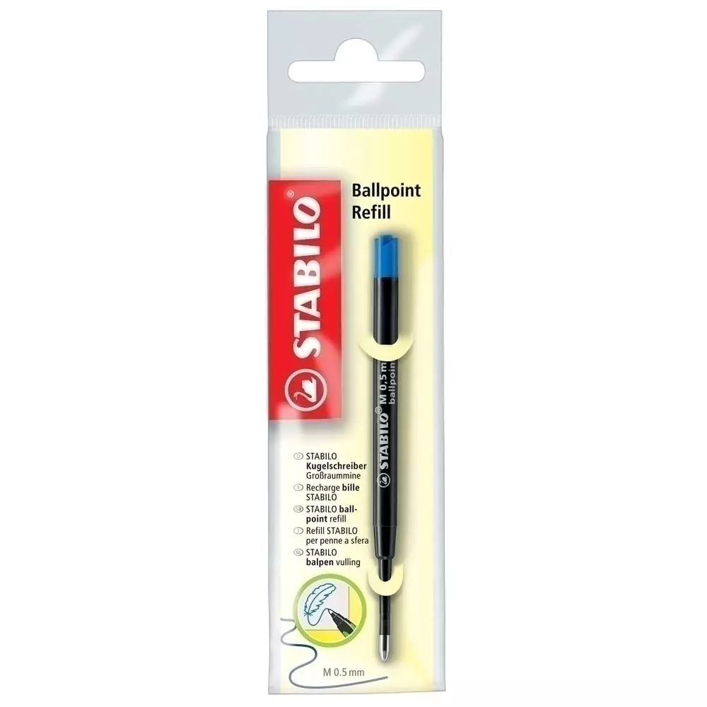 STABILO ballpoint refill blau