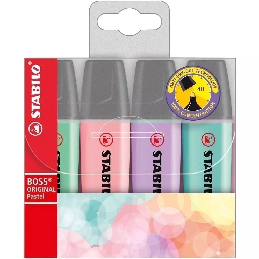 STABILO BOSS pastel 4er Etui