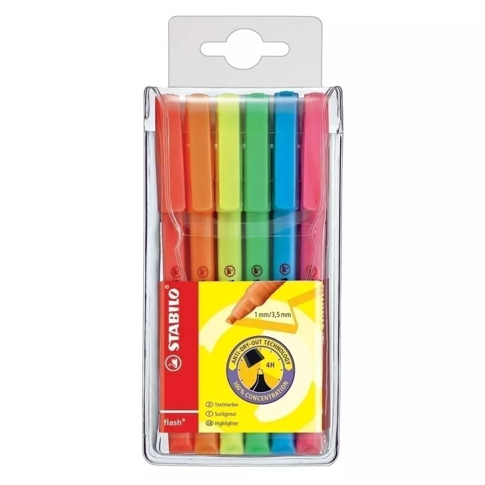 STABILO flash 6er Etui