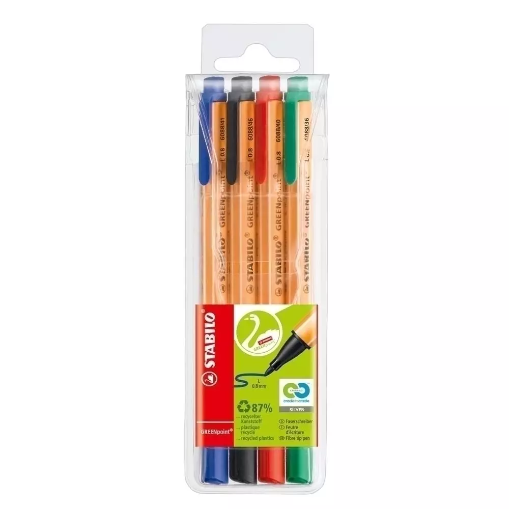 STABILO GREENpoint 4er Etui