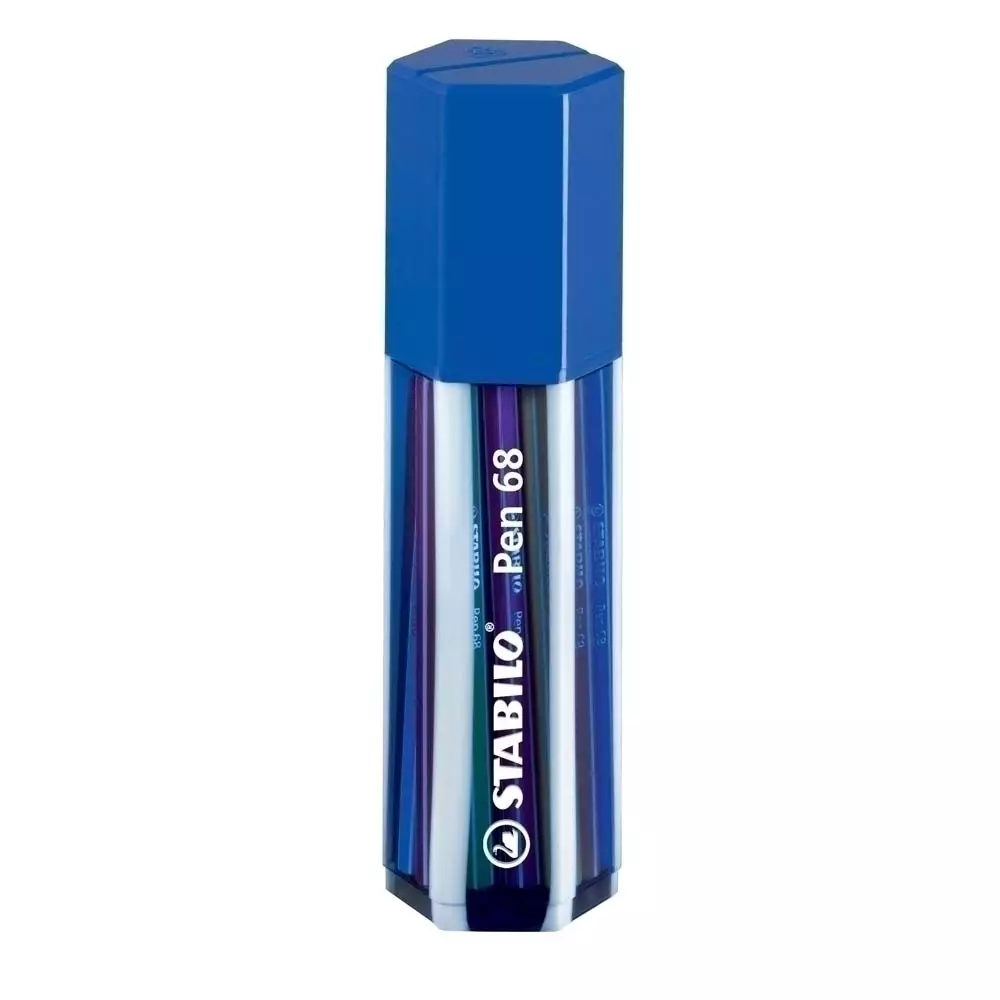 STABILO Pen 68 Big Pen Box dunkelblau