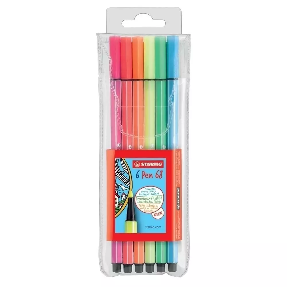STABILO Pen 68 neon 6er Etui