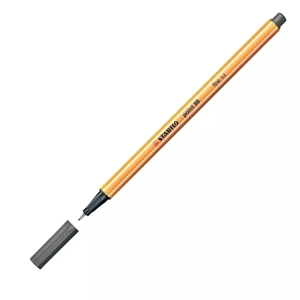 STABILO point 88 dunkelgrau Fineliner