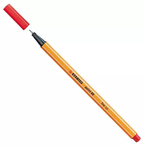 Stabilo Fineliner - point 88 - Einzelstift - rot