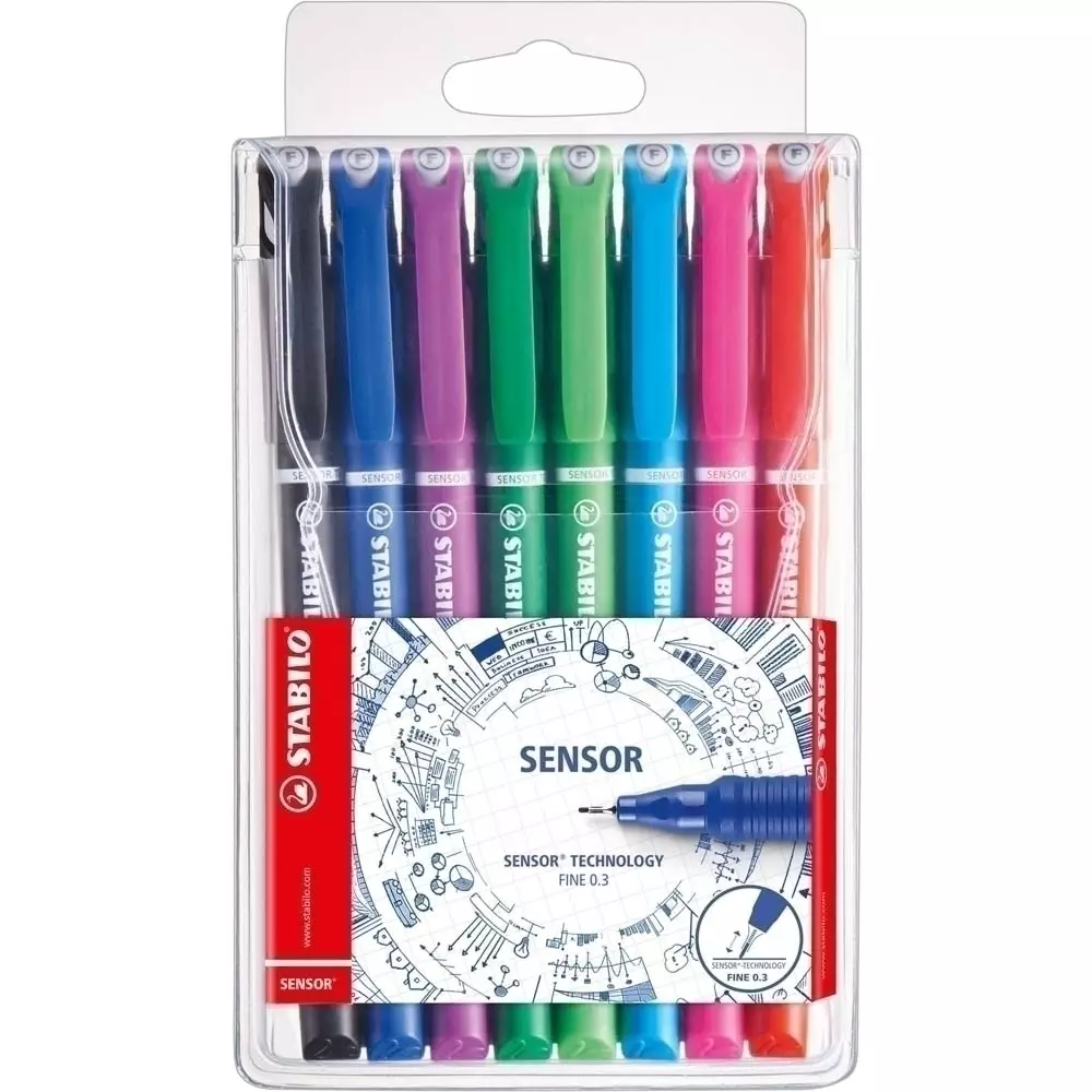 STABILO SENSOR F 8er Etui