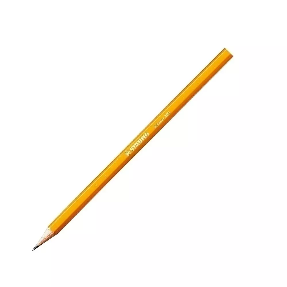 STABILO Swano 305 Härte HB Bleistift gelb