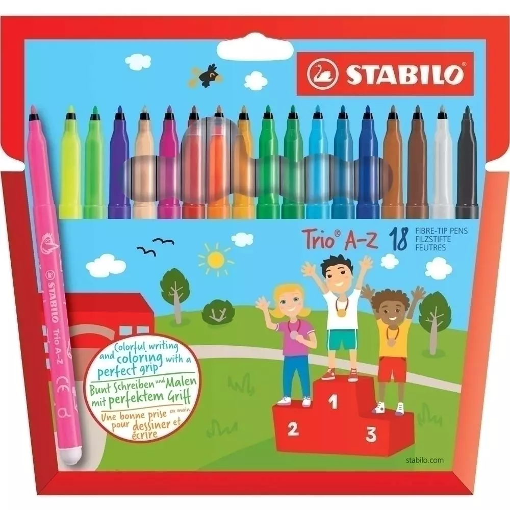STABILO Trio A-Z 18er Kartonetui